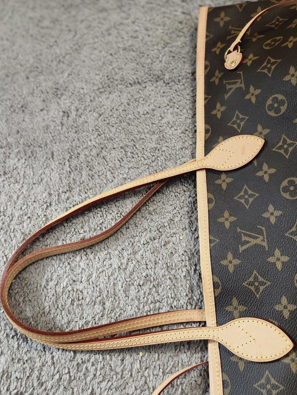Louis Vuitton Monogram Canvas Tote with Pink Zip Detail Neverfull GM - Picture 11 of 16